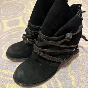 Freebird Black Ankle Boots